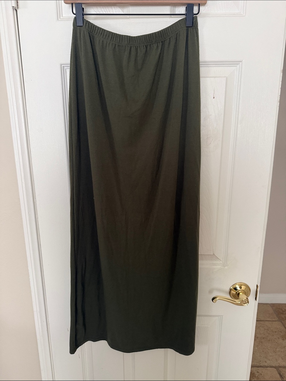 Olive Green Women's Maxi Skirt